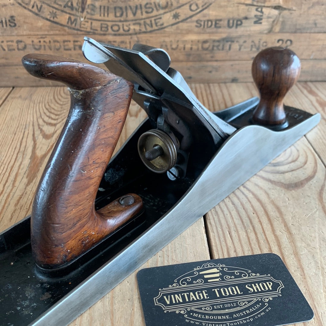 H643 Vintage STANLEY USA Type 14 1929-30 No.6 PLANE with Rosewood handles