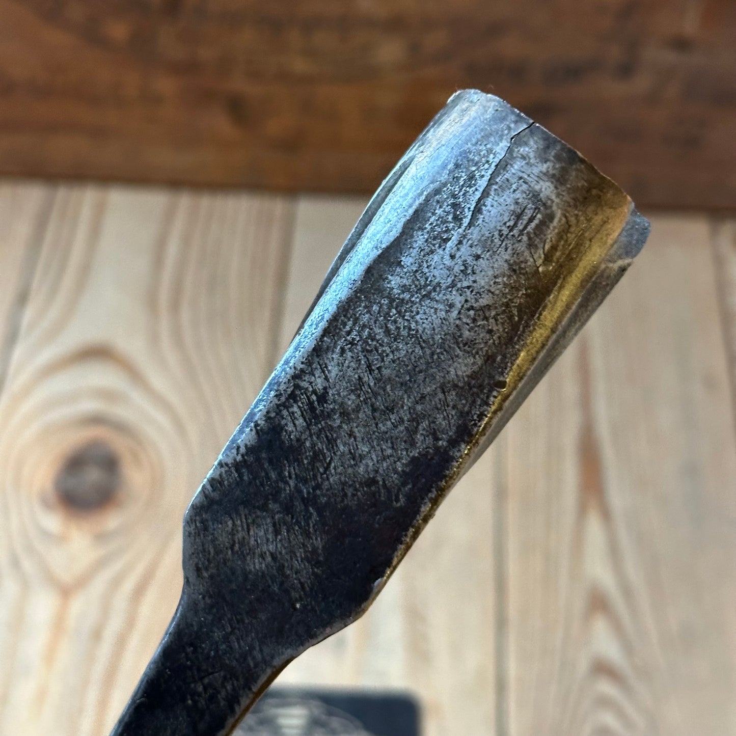 D1889 ANCIENT! Large Antique 35mm EUROPEAN GOUGE Carving CHISEL