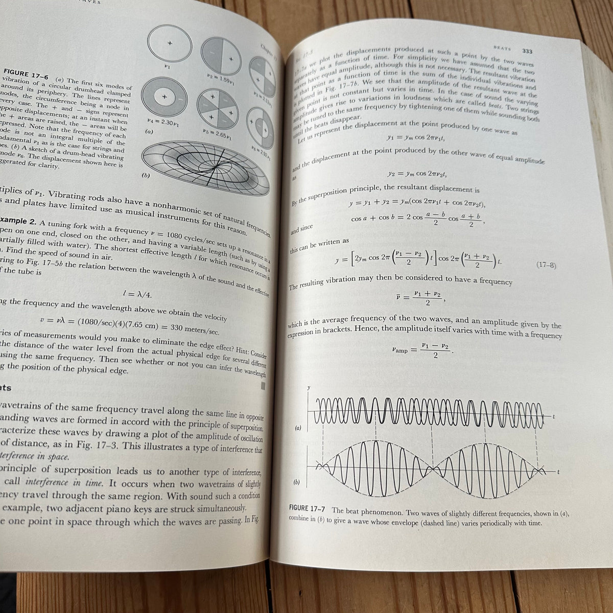 N2049 Vintage BOOK FUNDAMENTALS of PHYSICS revised printing by D.Halliday & R.Resnick
