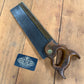 SOLD S508 Premium Quality SHARP! Vintage RICHARD GROVES & SONS 12” 12ppi XCUT Carcass brass back SAW backsaw