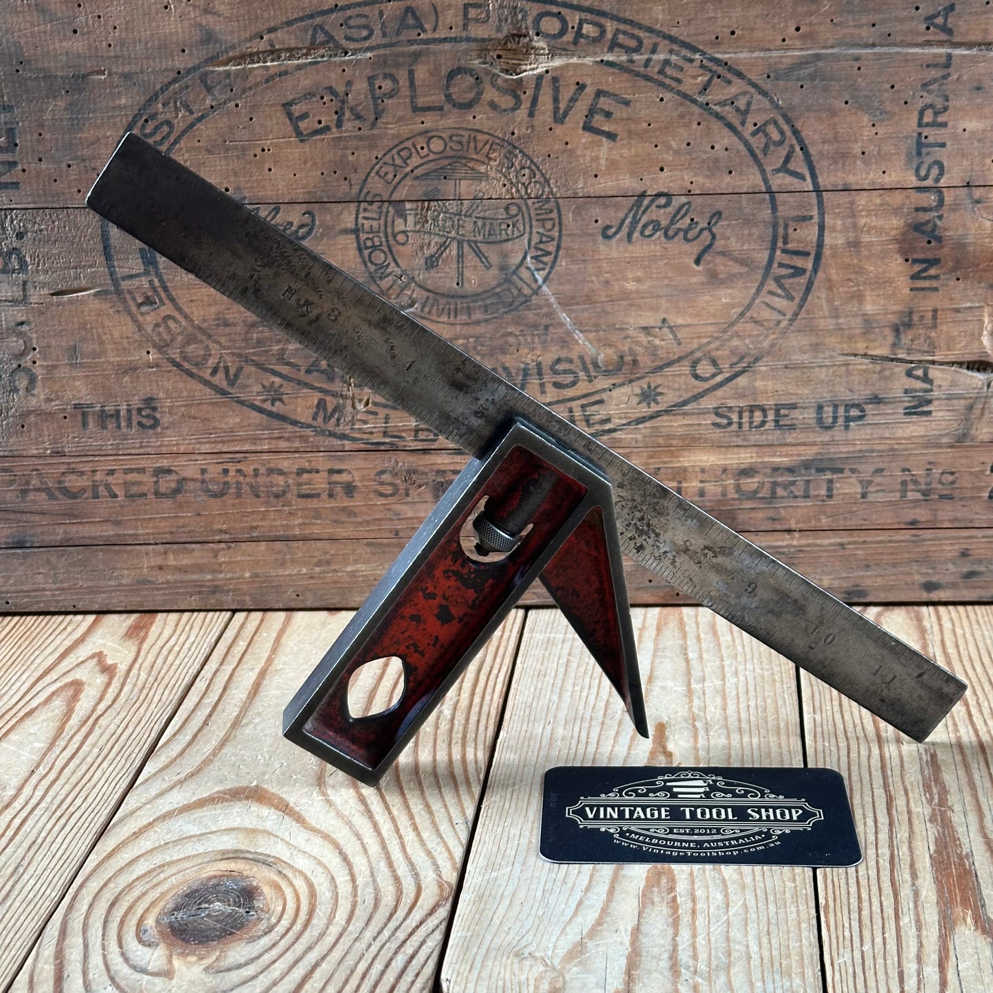 H2437 Vintage GOODELL PRATT USA adjustable SQUARE