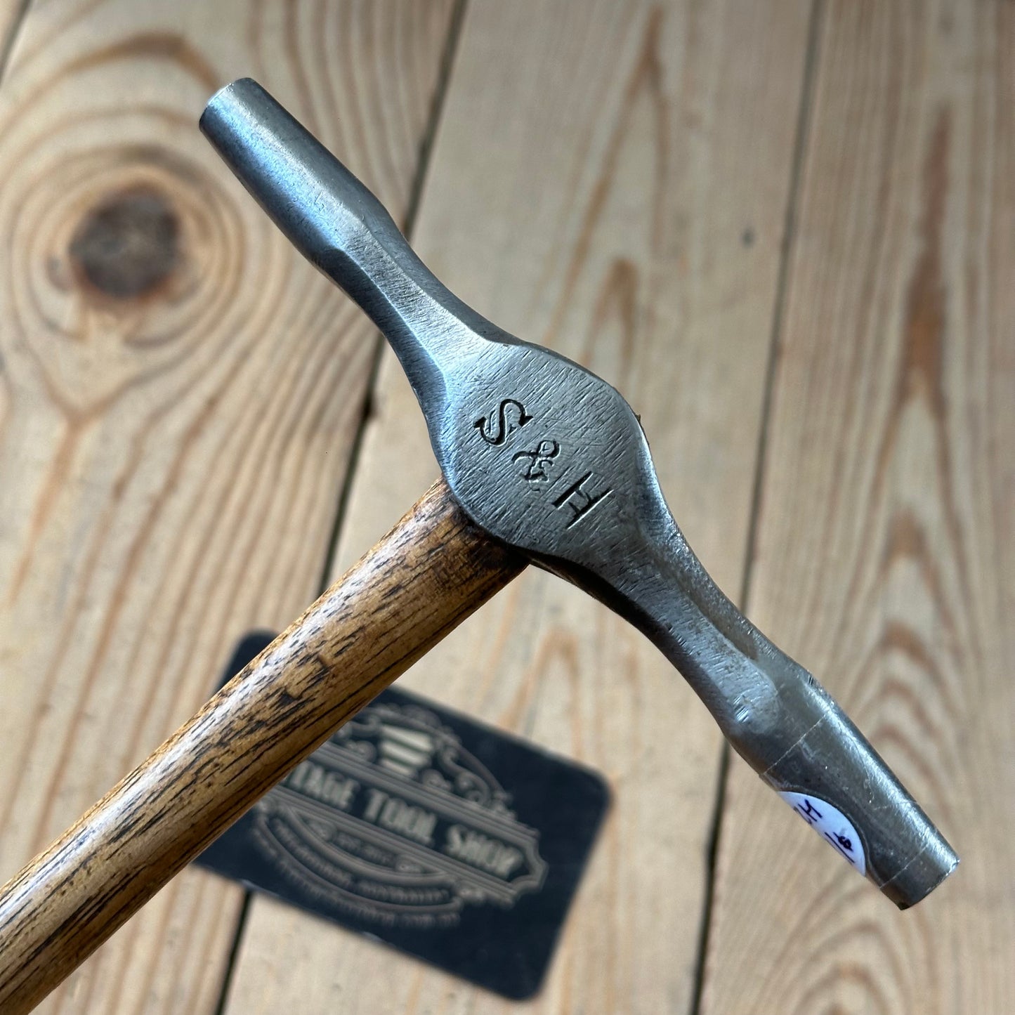 H2123 Nice! Vintage METALWORK Double Face HAMMER jewellers tool