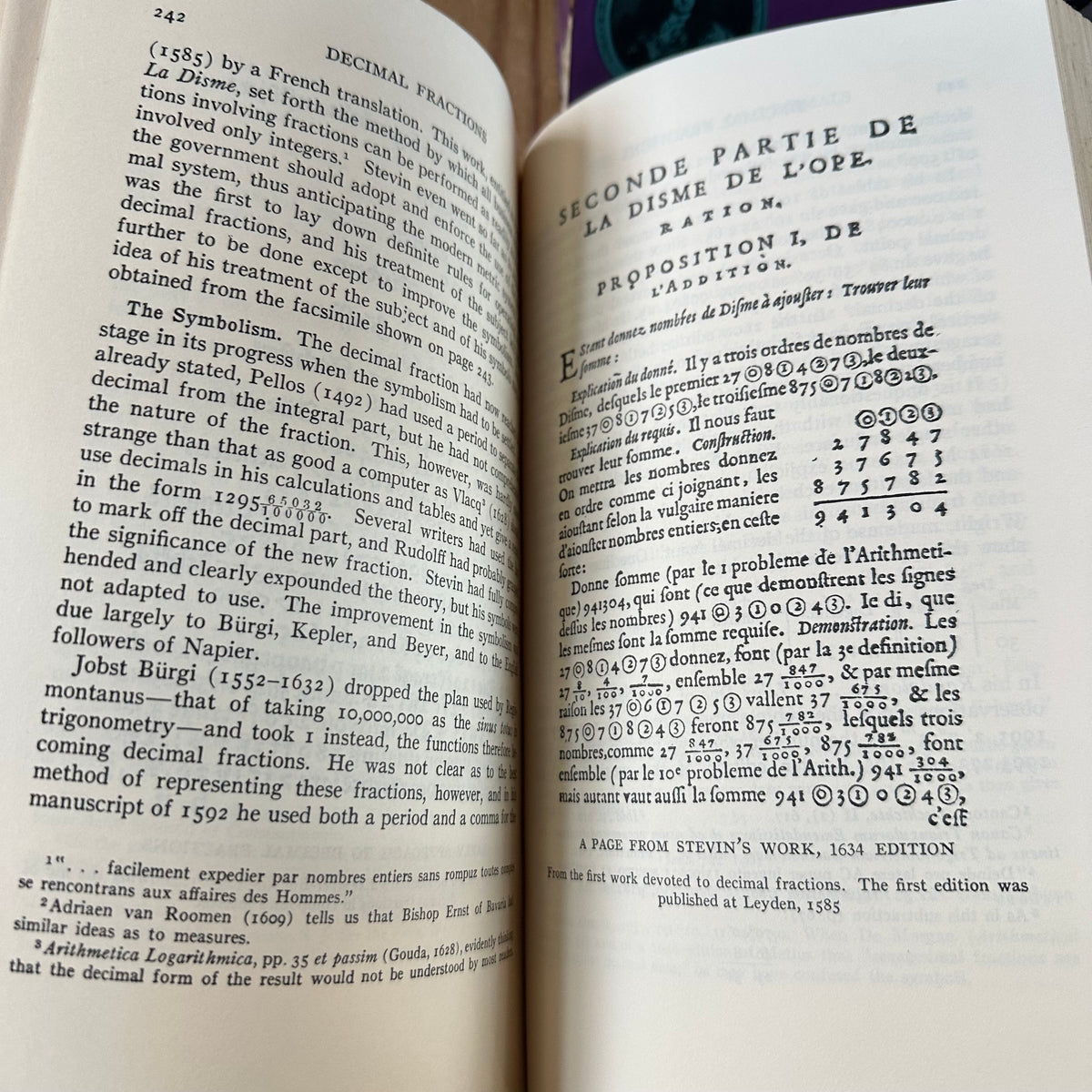 N1996 FASCINATING! Vintage BOOK HISTORY of MATHEMATICS by D.E.Smith in two volumes