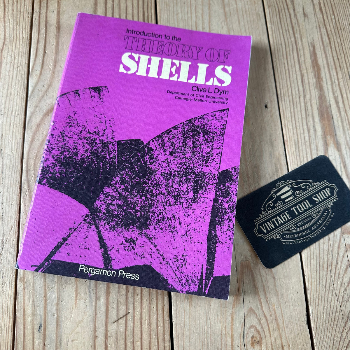 N2000 Vintage 1974 BOOK INTRODUCTION to the THEORY OF SHELLS by C.L.Dym