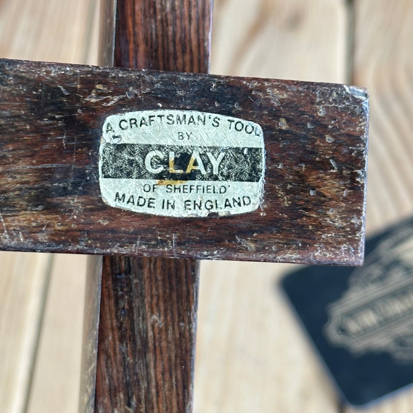 H1960 Vintage CLAY of England Rosewood and BRASS Mortise GAUGE