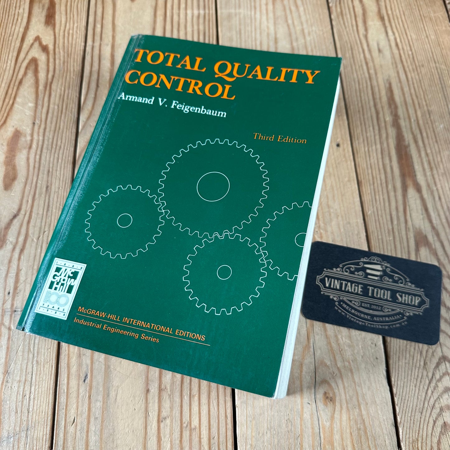 XBN45 Vintage BOOK on Total Quality Control 3rd Edition by A.V.Feigenbaum