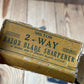 A228 Vintage Milton razor BARBER HONE sharpening stone IOB