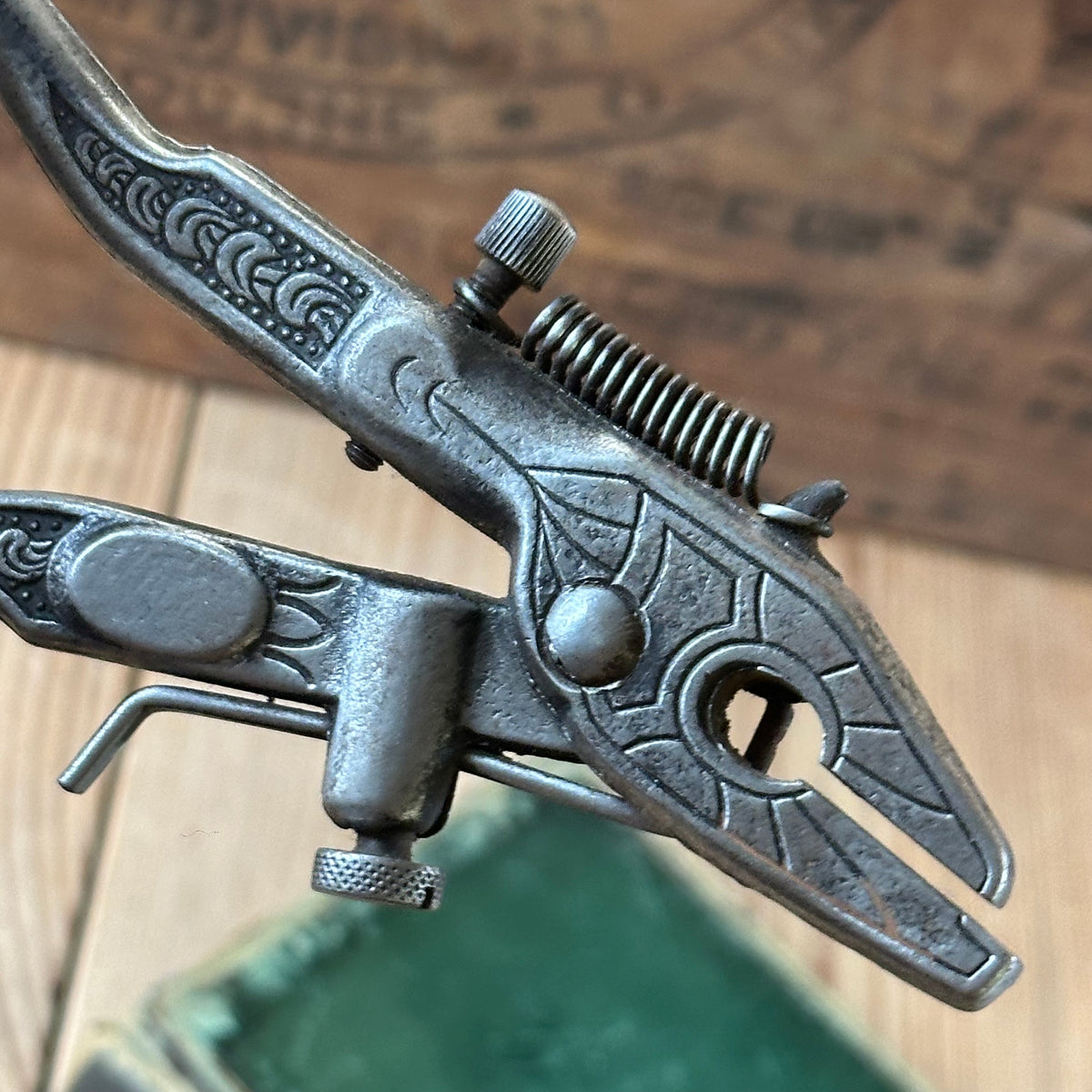 N544 Vintage AHREM’S GOODLINE Germany ORNATE SAW SET Pliers