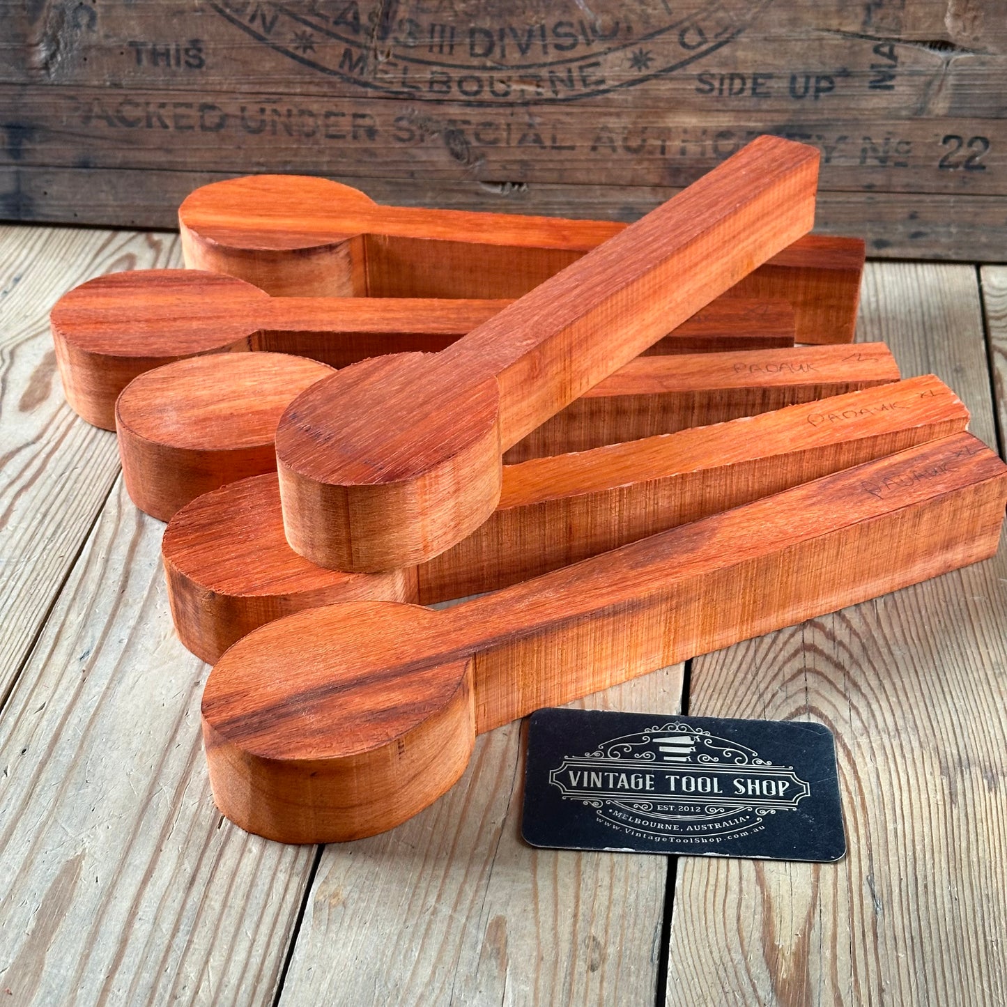 NEW! Exotic! 1 x PADAUK whittling SPOON / LADLE carving BLANK