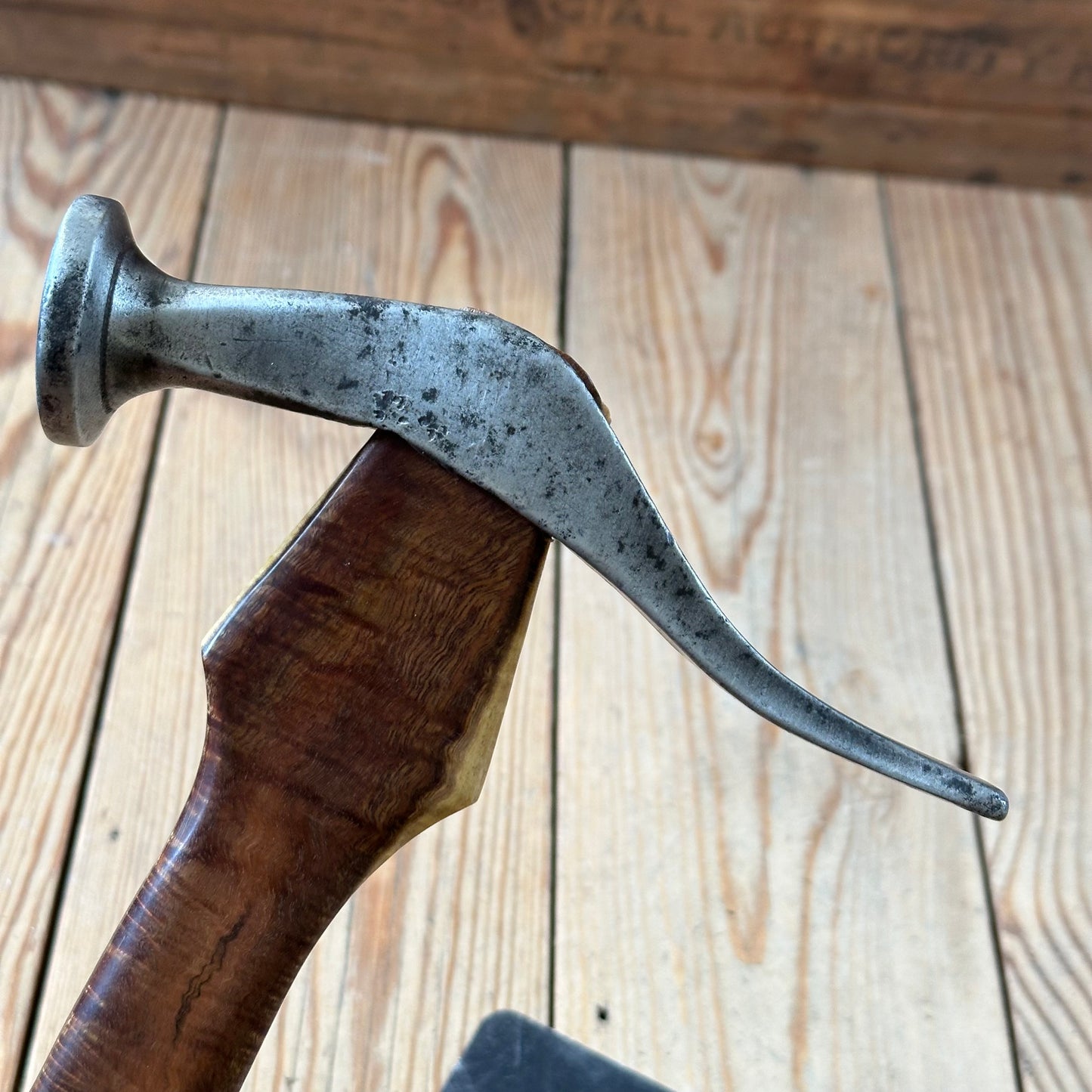 Y1954 Antique FRENCH Cobblers HAMMER Napoleons Hat with a custom GIDGEE  handle