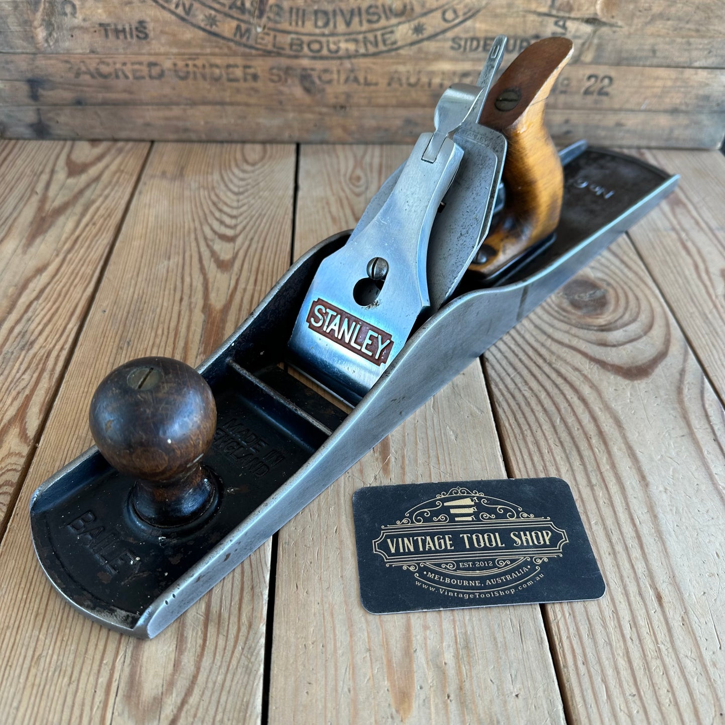 H1866 Vintage STANLEY England No.6 Fore PLANE