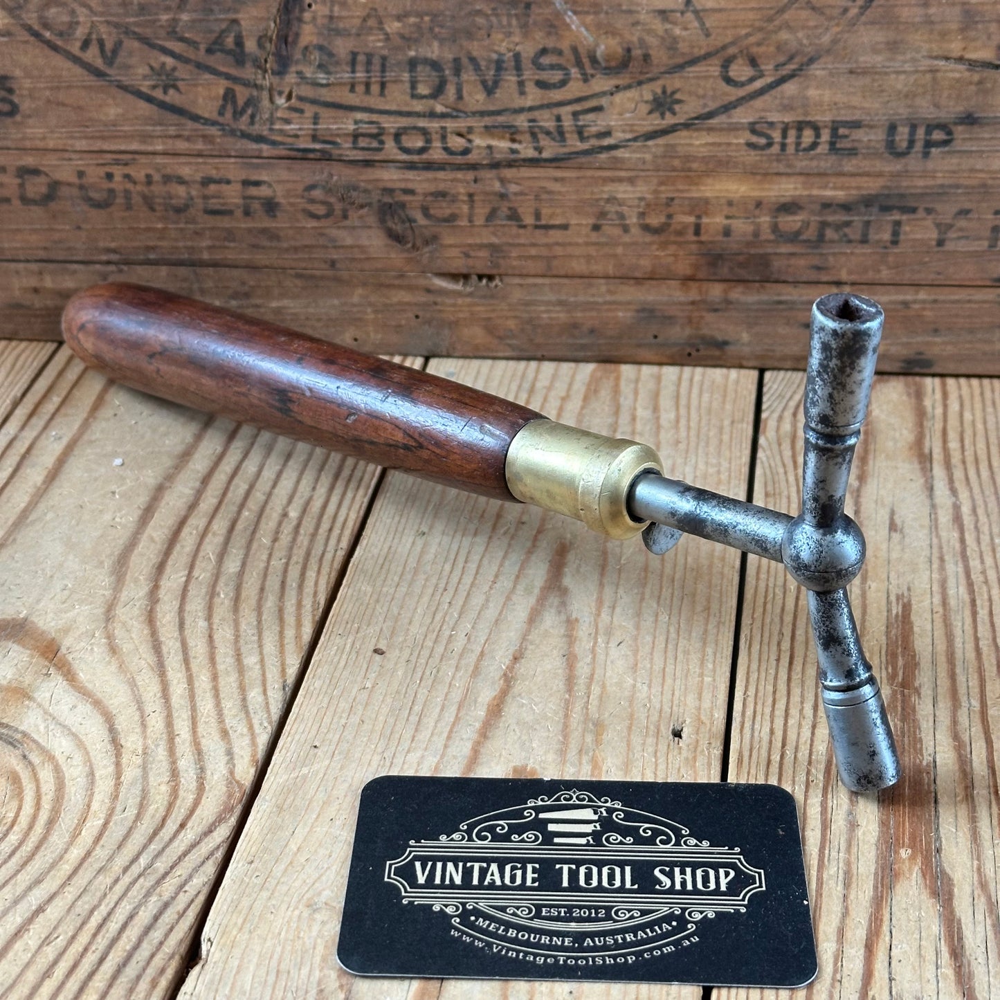 Y2154 Antique FRENCH Piano Tuners key WRENCH