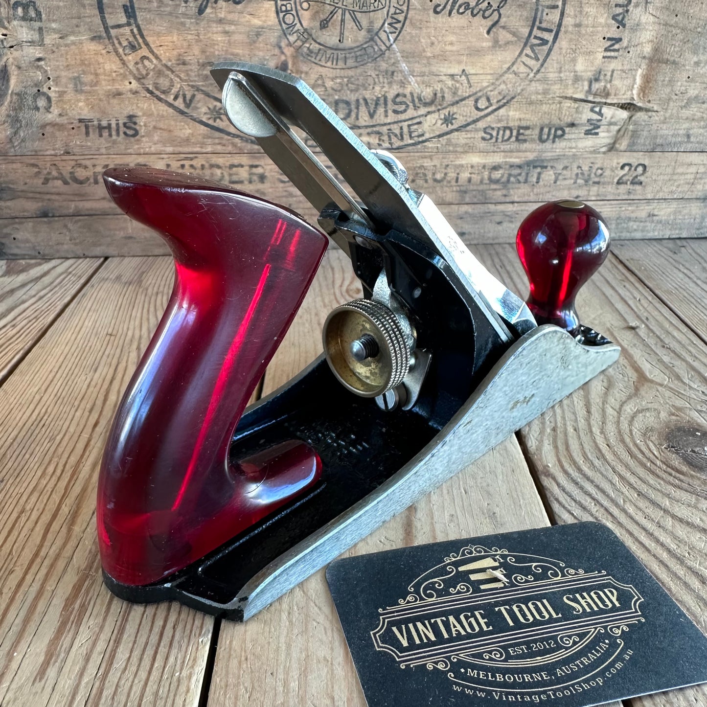 H1756 Vintage TURNER Australia No.4 smoothing PLANE IOB