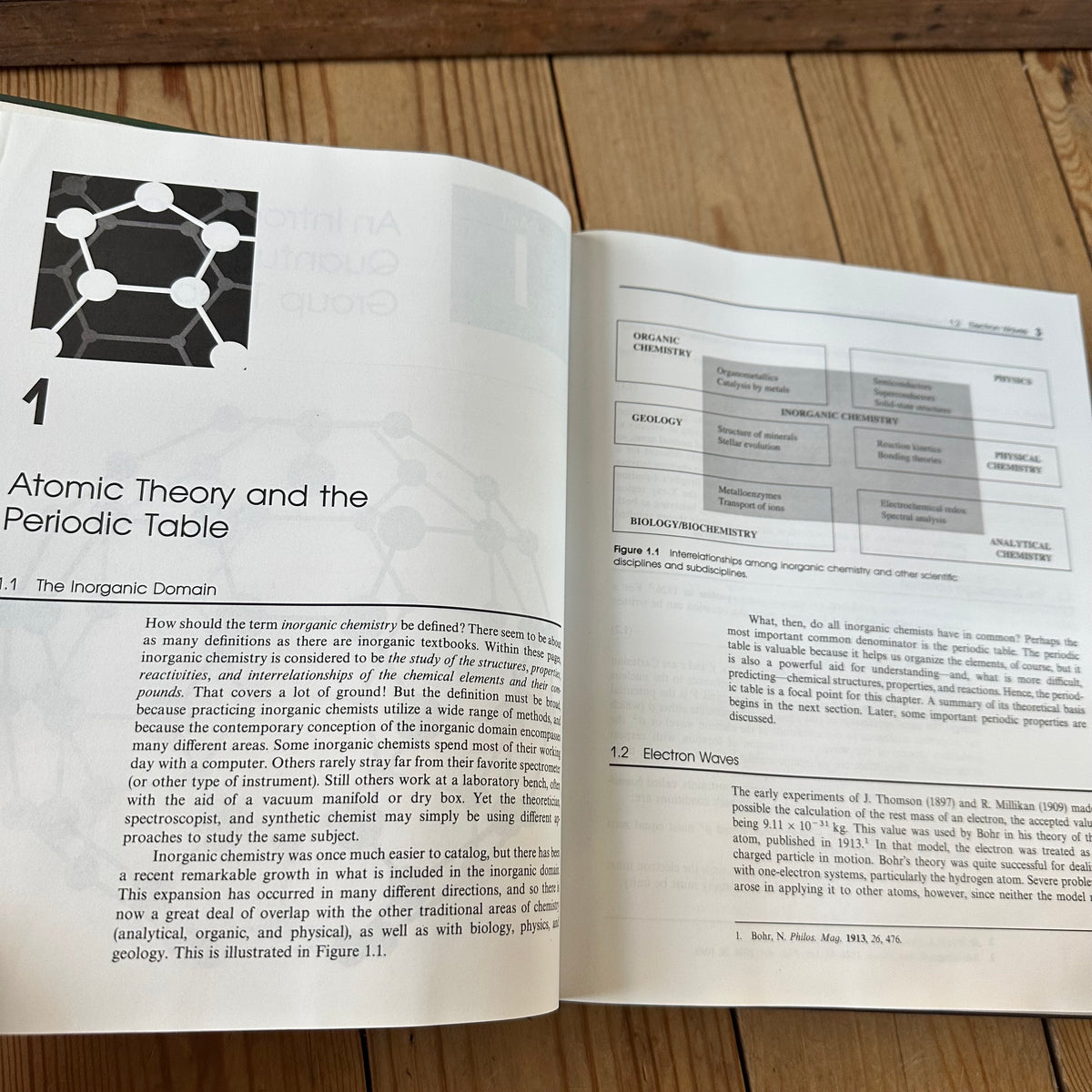 XBN199 Vintage BOOK INORGANIC CHEMISTRY by J.R.Bowser