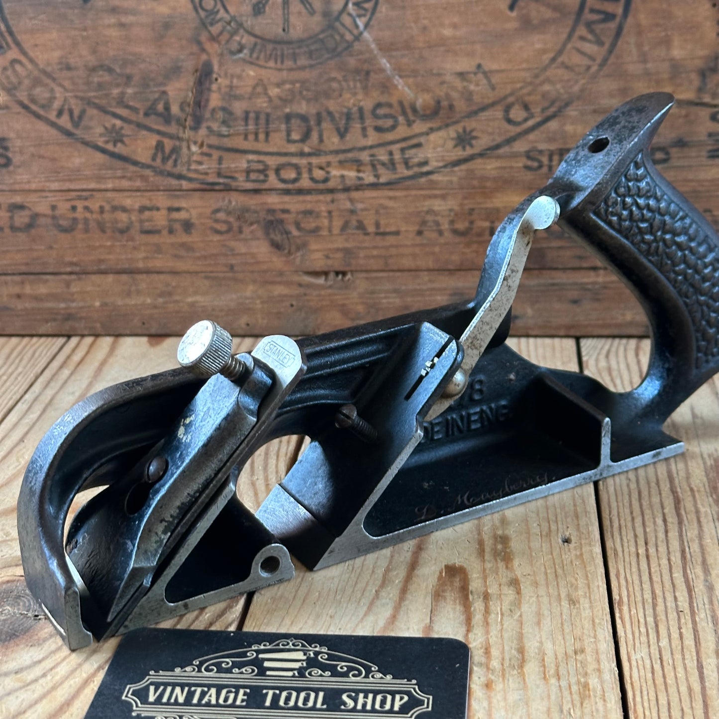 N1844 Vintage STANLEY England No.78 Duplex RABBET rebate plane