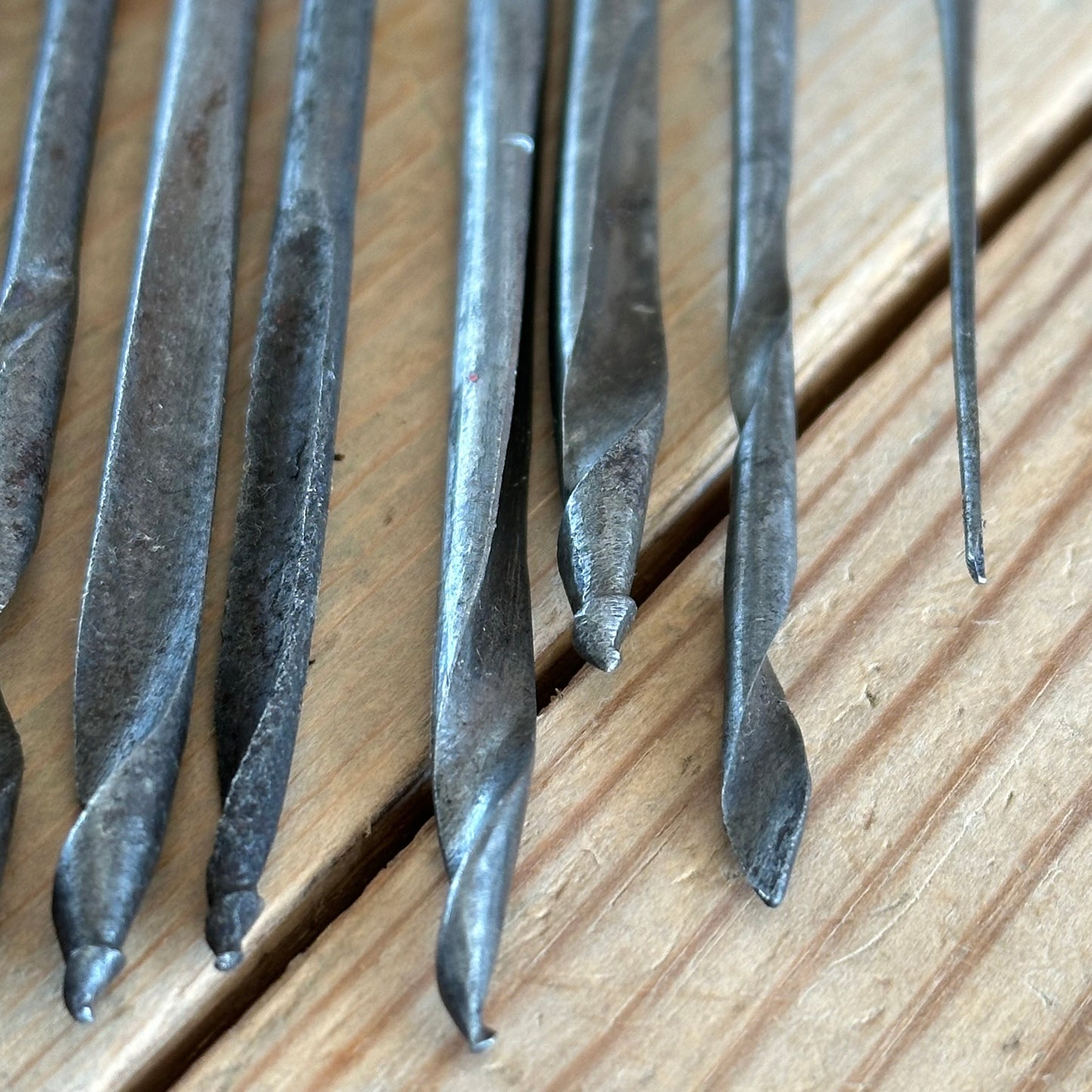 H1874 Vintage set of 16 GIMLET BRACE drill BITS