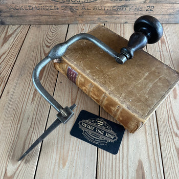 T9019 Antique FRENCH Early Style BRACE Ornate Handle Drill