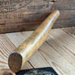 H2455 Vintage BOXWOOD Lead DRESSING STICK plumbers mallet
