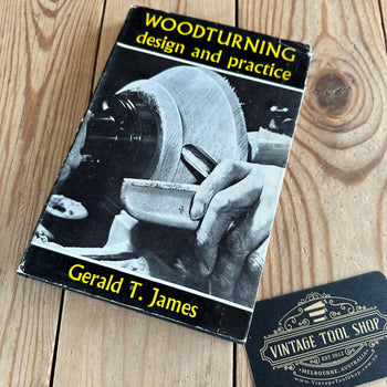 XB1-40 Vintage 1958 WOODTURNING design & practice BOOK by Gerald T. James