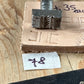 XL1 Vintage 1 x LEATHER work STAMP or PUNCH cool motif