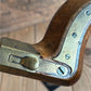 N695 Antique MARSDEN BROTHERS BEECH & EBONY Brass Plated wooden BRACE