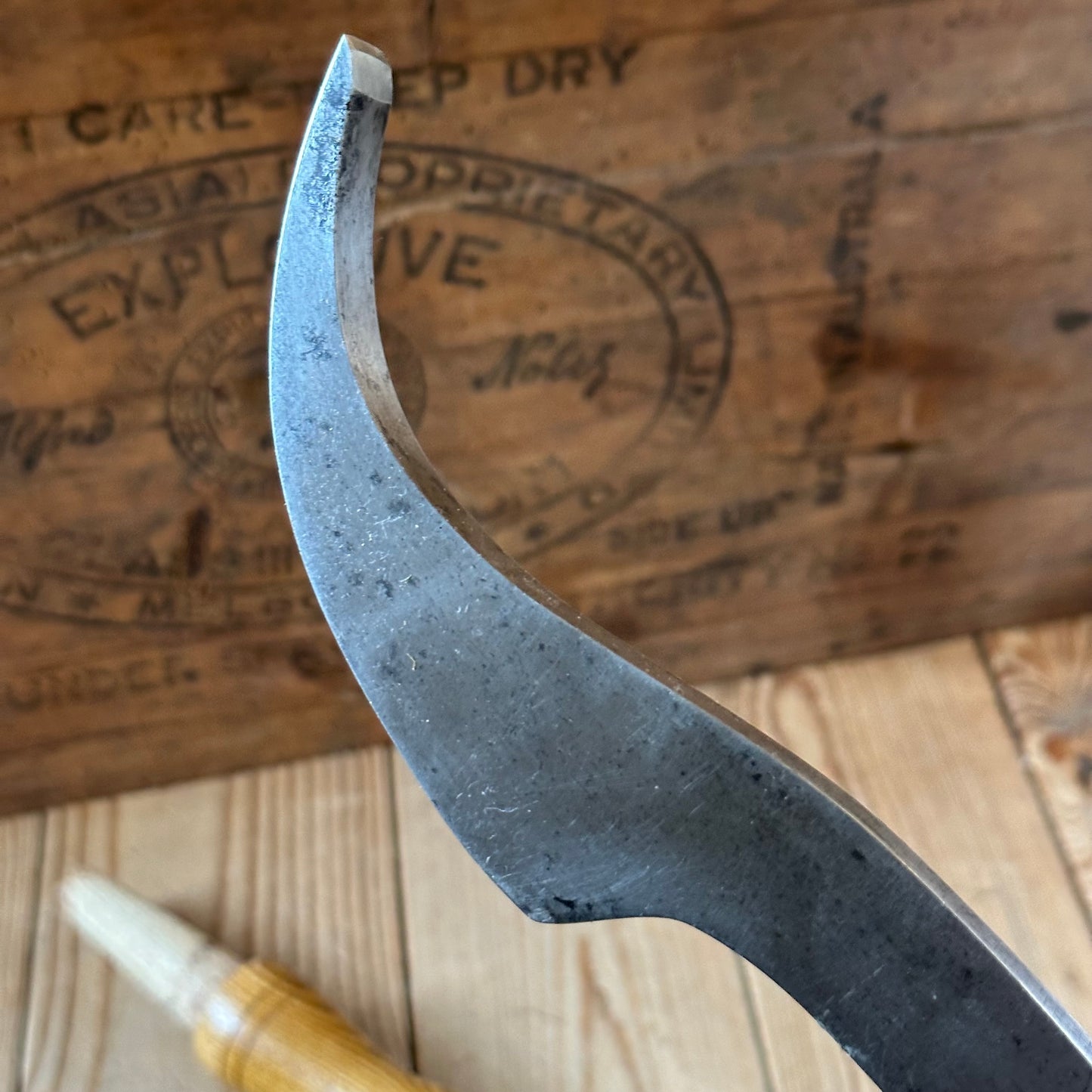 H2511 TIDY! Antique WARD 1/2" SWAN NECK Mortise CHISEL