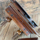 T8552 UNIQUE! Antique USER MADE Mahogany PLOUGH PLANE