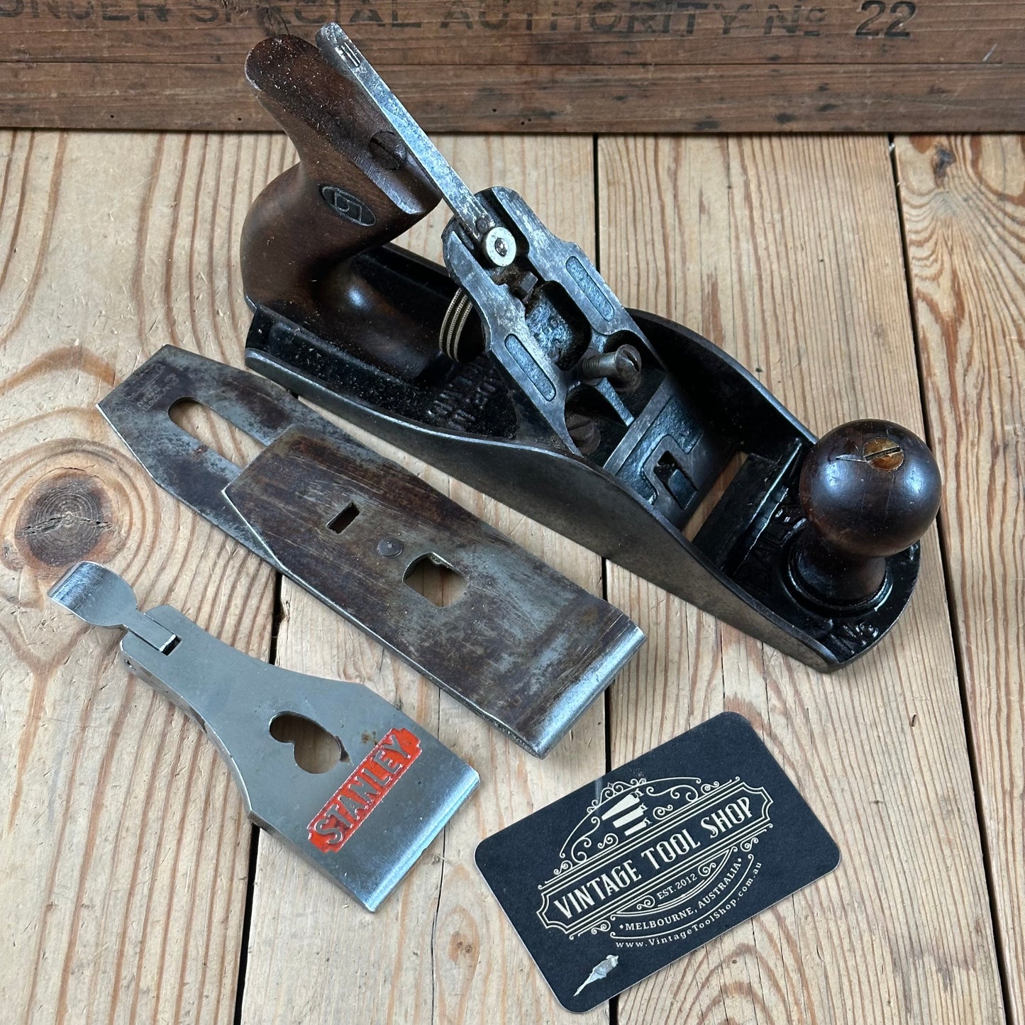 N1789 Vintage STANLEY England No.4 PLANE