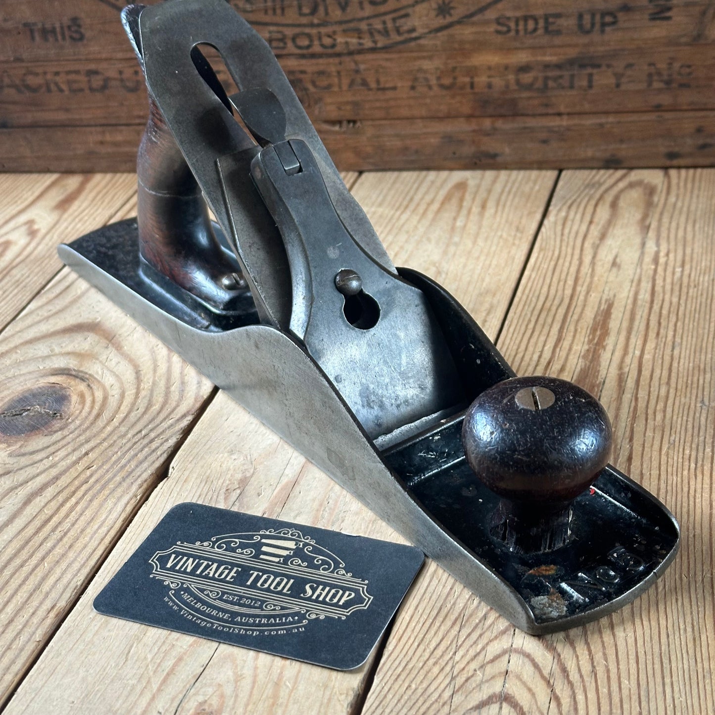 H2575 Vintage STANLEY No.5 Type 5 1885-88 jack PLANE AS IS
