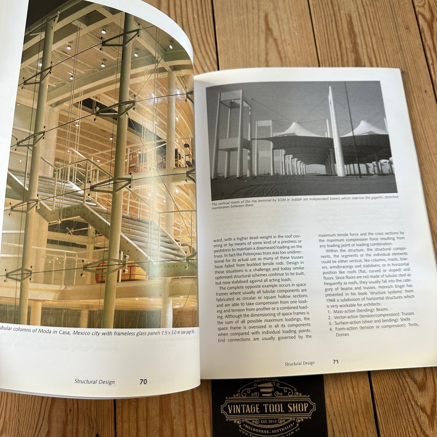 XBN168 Vintage BOOK TUBULAR STRUCTURES IN ARCHITECTURE by Prof Dr M.Eekhout