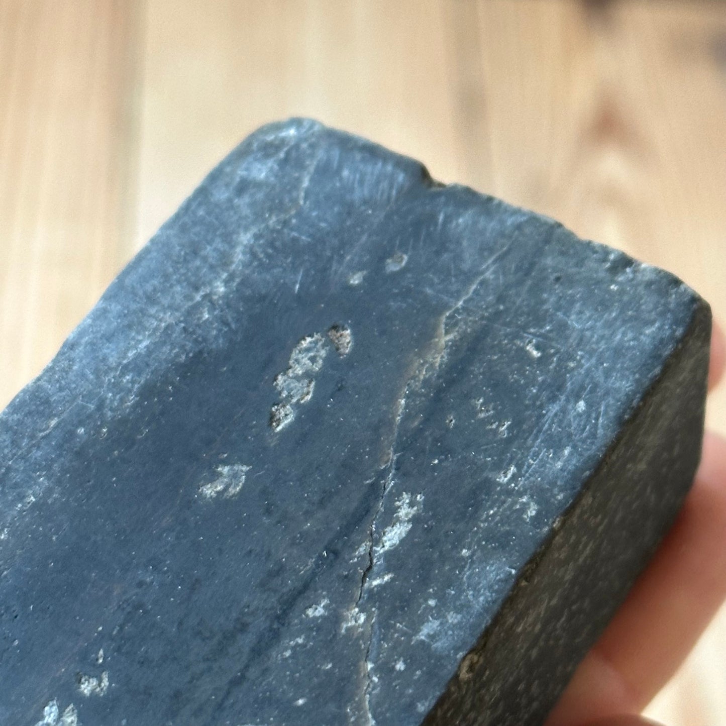 A334 Vintage BLACK & BROWN TURKEY STONE Natural Sharpening OILSTONE oil