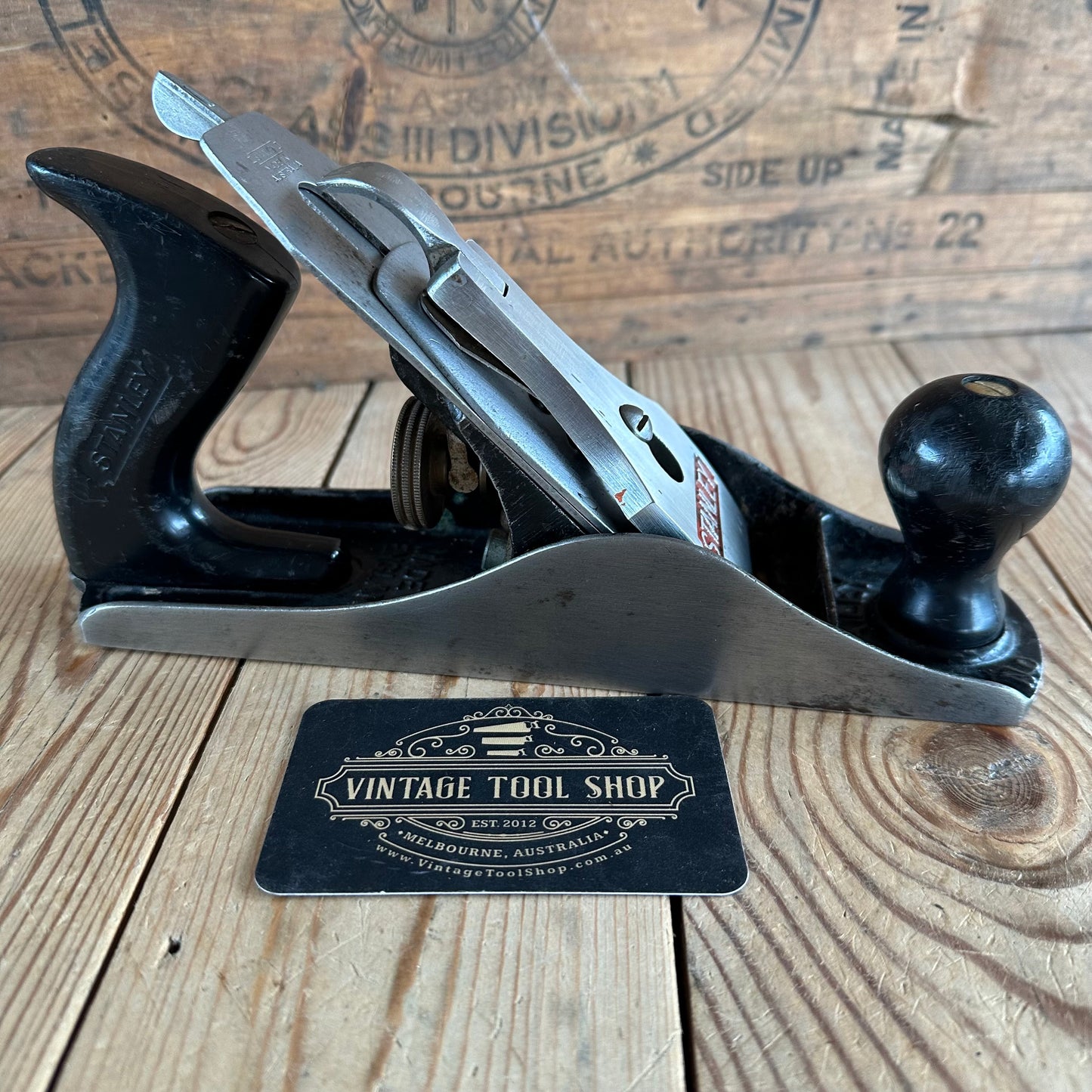 N537 Vintage Late Model STANLEY England No.4 PLANE