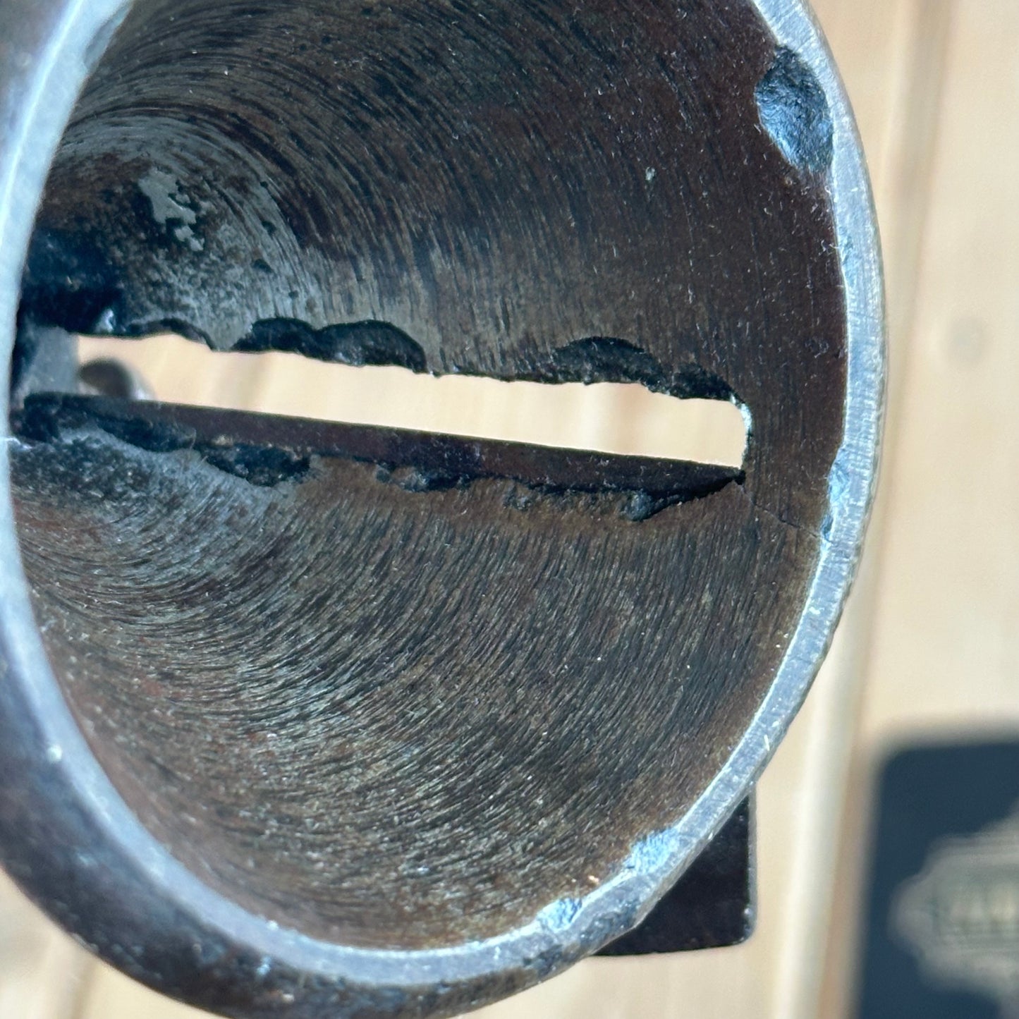 N906 Antique RUSTIC Spoke ROUNDER Chairmakers drill bit tool