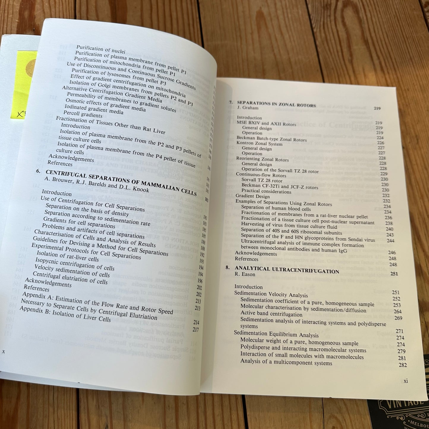 XBN7 Vintage 1984 Centrifugation a Practical Approach 2nd Edition BOOK by D.Rickwood