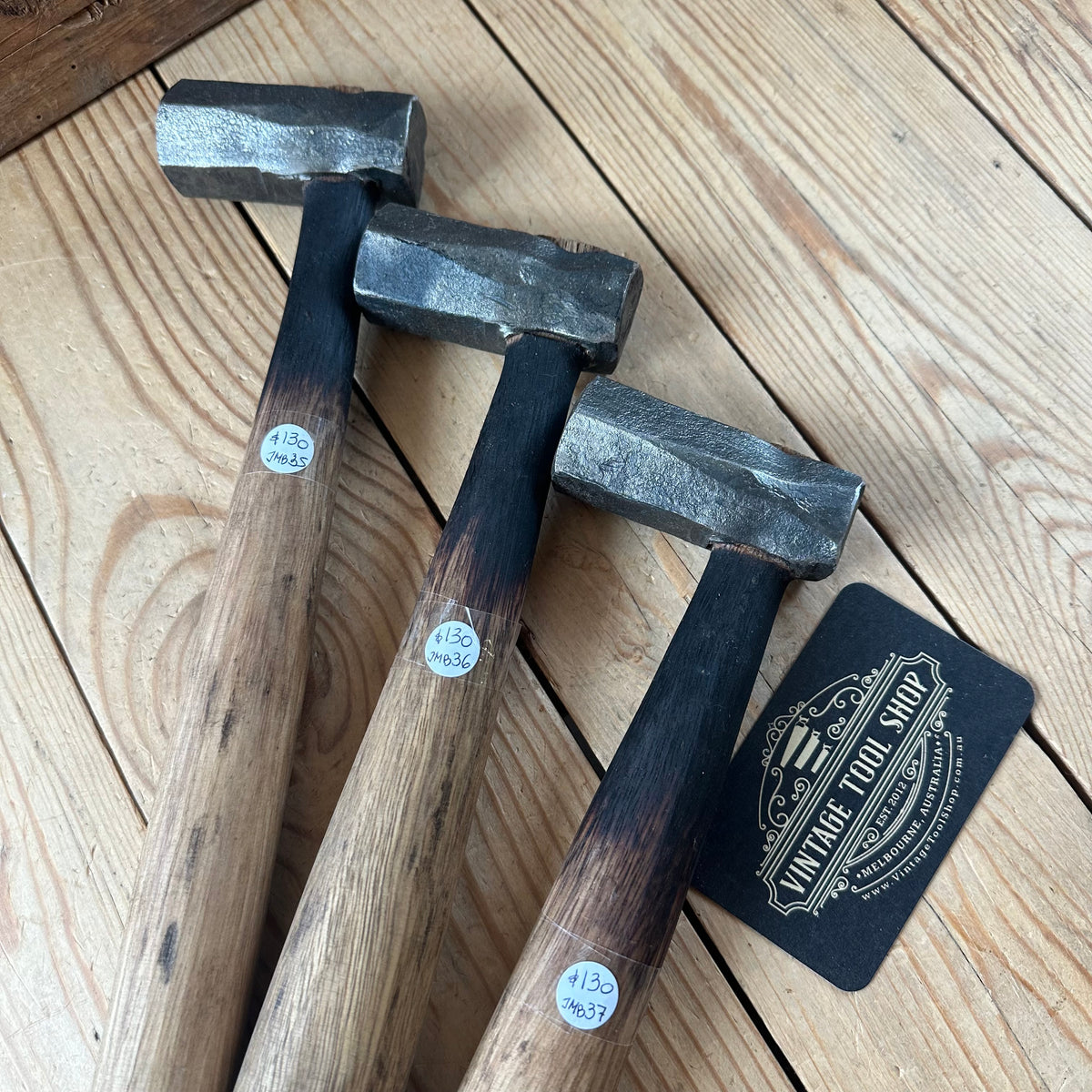 JMB Blacksmith made LARGE HAND FORGED 1045 steel DOG HEAD HAMMERS. Made by Jacob Marcus BONESAW