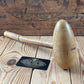 H2440 Vintage HORNBEAM Lead DRESSING STICK plumbers mallet by EMIR London