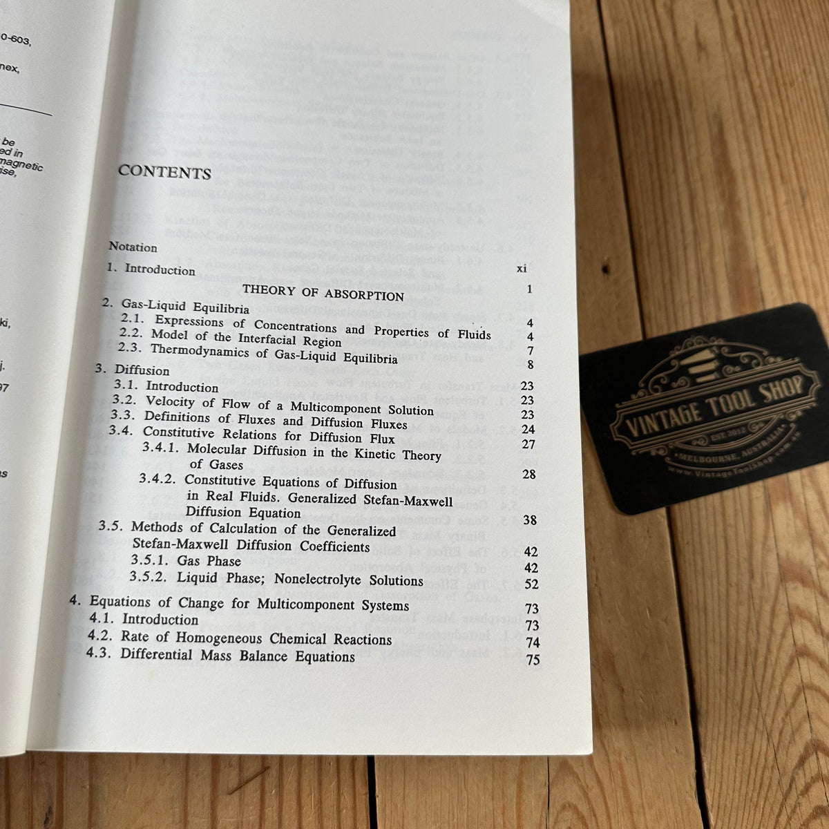 N1997 Vintage BOOK ABSORPTION FUNDAMENTALS & APPLICATIONS by R.Zarzycki & A.Chacuk