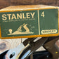 H2477 Vintage STANLEY England No.4 smoothing PLANE IOB