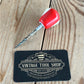 TR140 Repurposed Red/white “11” POOL BALL awl by Tony Ralph