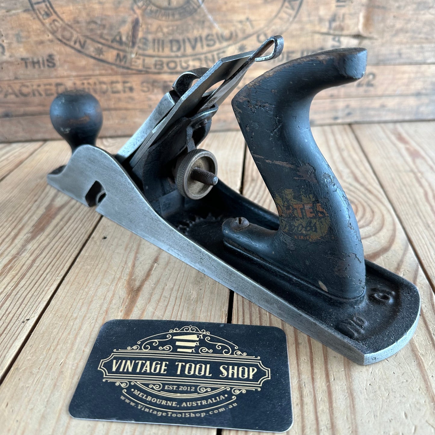 H1354 Vintage CARTER Australia No.C1 rebate jack rabbet PLANE