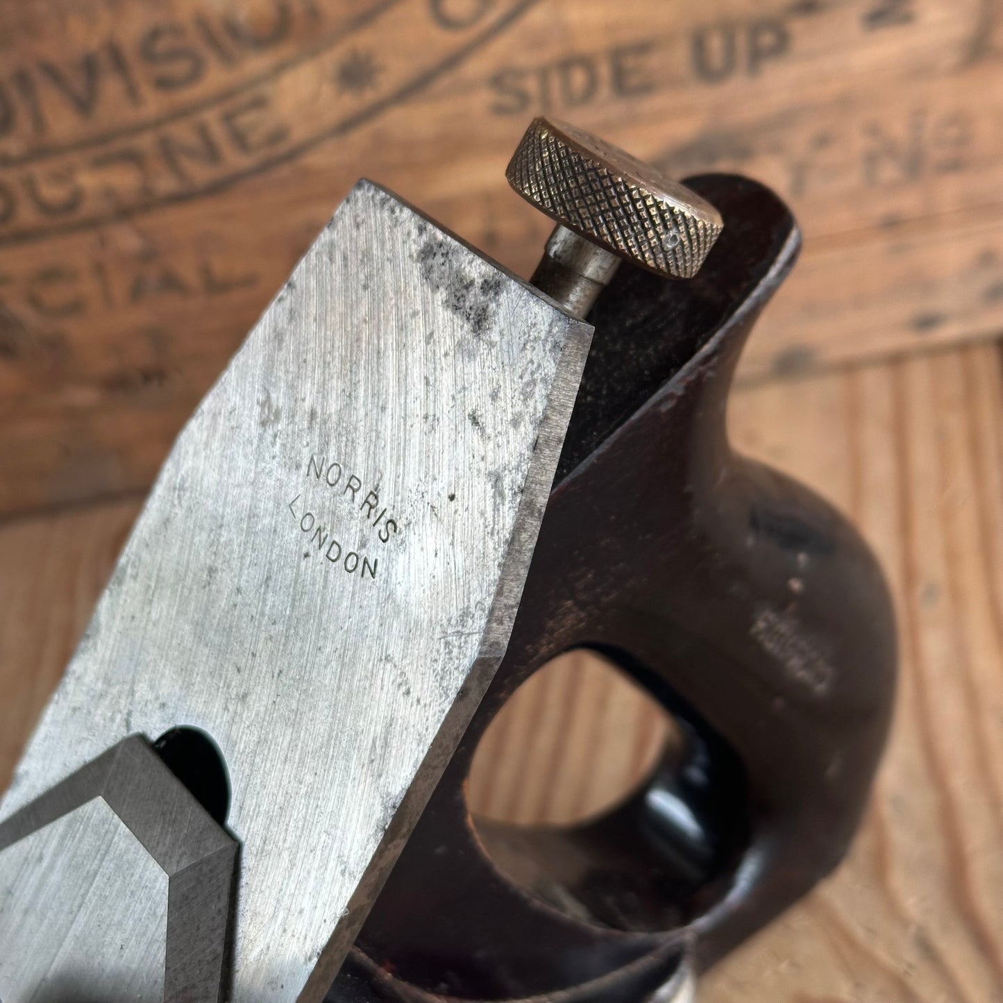 N1631 NICE! Vintage NORRIS A5 London Infill Smoothing PLANE