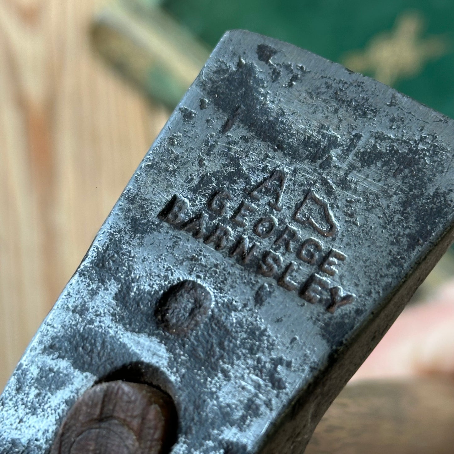 H2088 Vintage G. Barnsley No.0 England STEEL Cobblers HAMMER