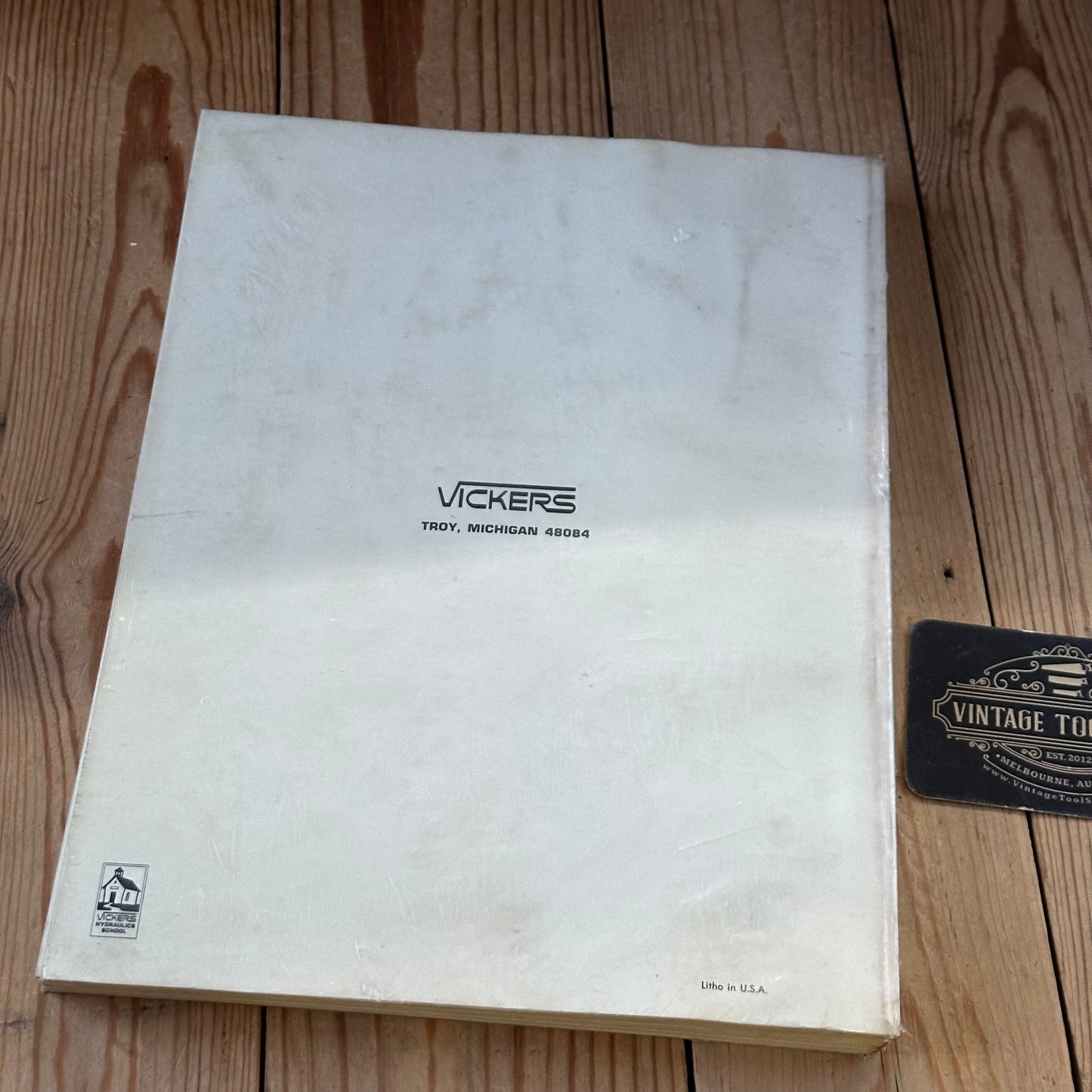 XBN77 Vintage BOOK INDUSTRIAL HYDRAULICS Manual by Vickers