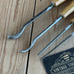 N893 Vintage set of 4 SWISS Carving CHISELS V-Gouge spoon gouges