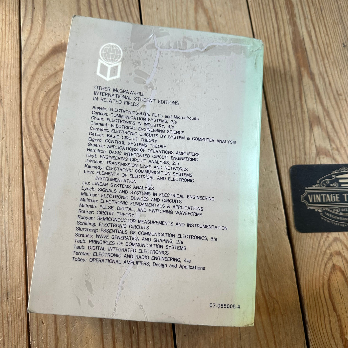 N2003 Vintage 1976 BOOK SYSTEMS and CIRCUITS for ELECTRICAL ENGINEERING TECHNOLOGY by C.Belove & M.M.Drossman