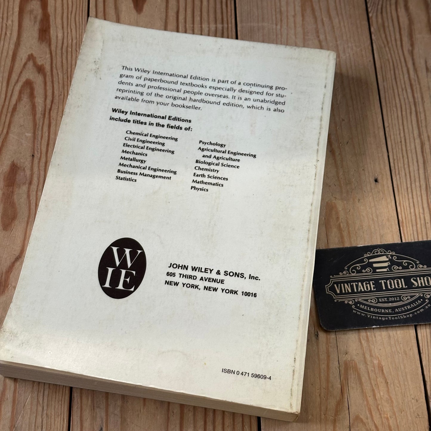 XBN84 Vintage BOOK SI Version STATICS by J.L.Meriam