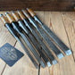 H2522 Vintage set of 6 x WARD & PAYNE & MARPLES Socketed Framing CHISELS