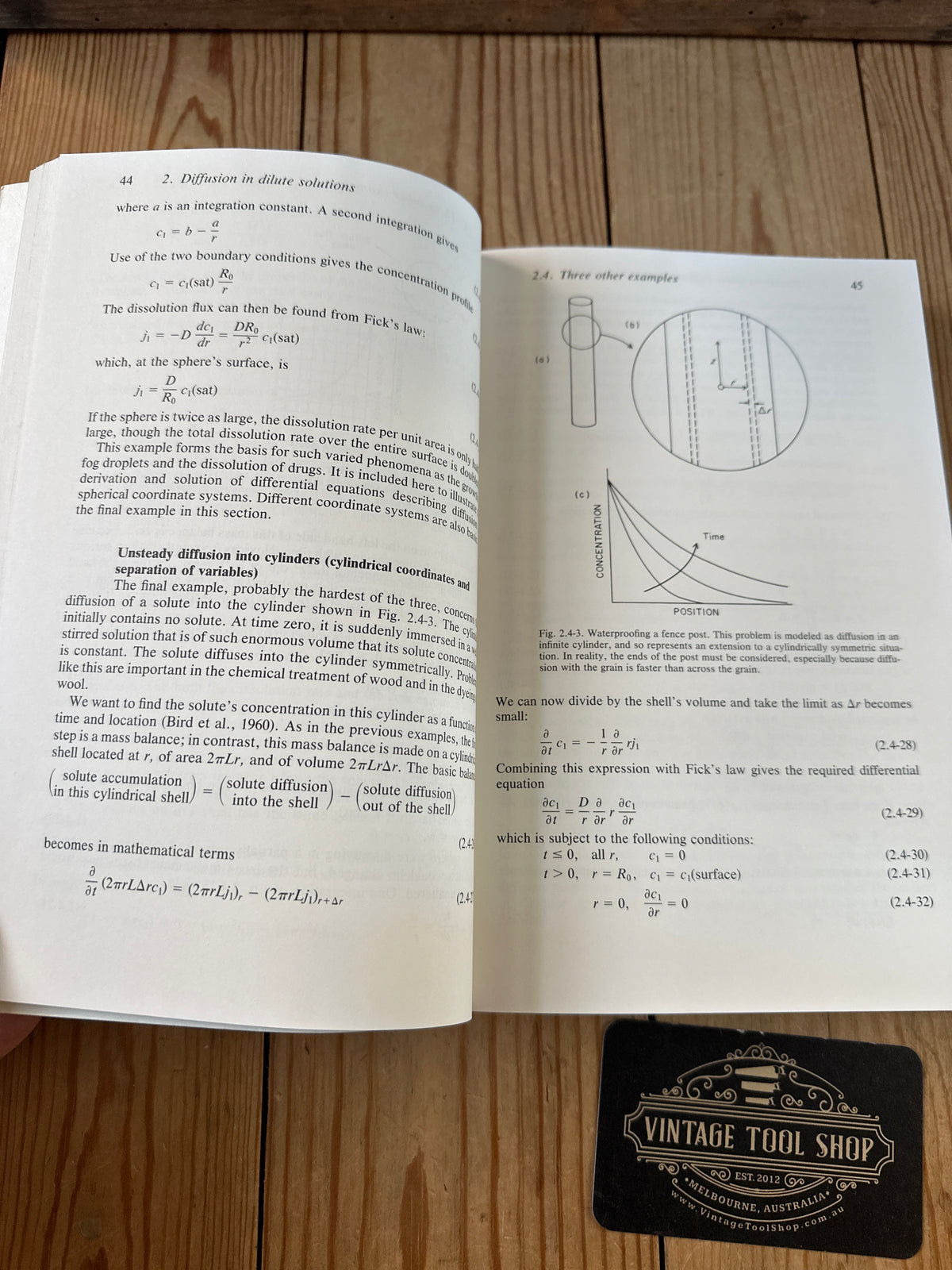 XBN6 Vintage 1992 Diffusion Mass Transfer in Fluid Systems BOOK by E.L.Cussler