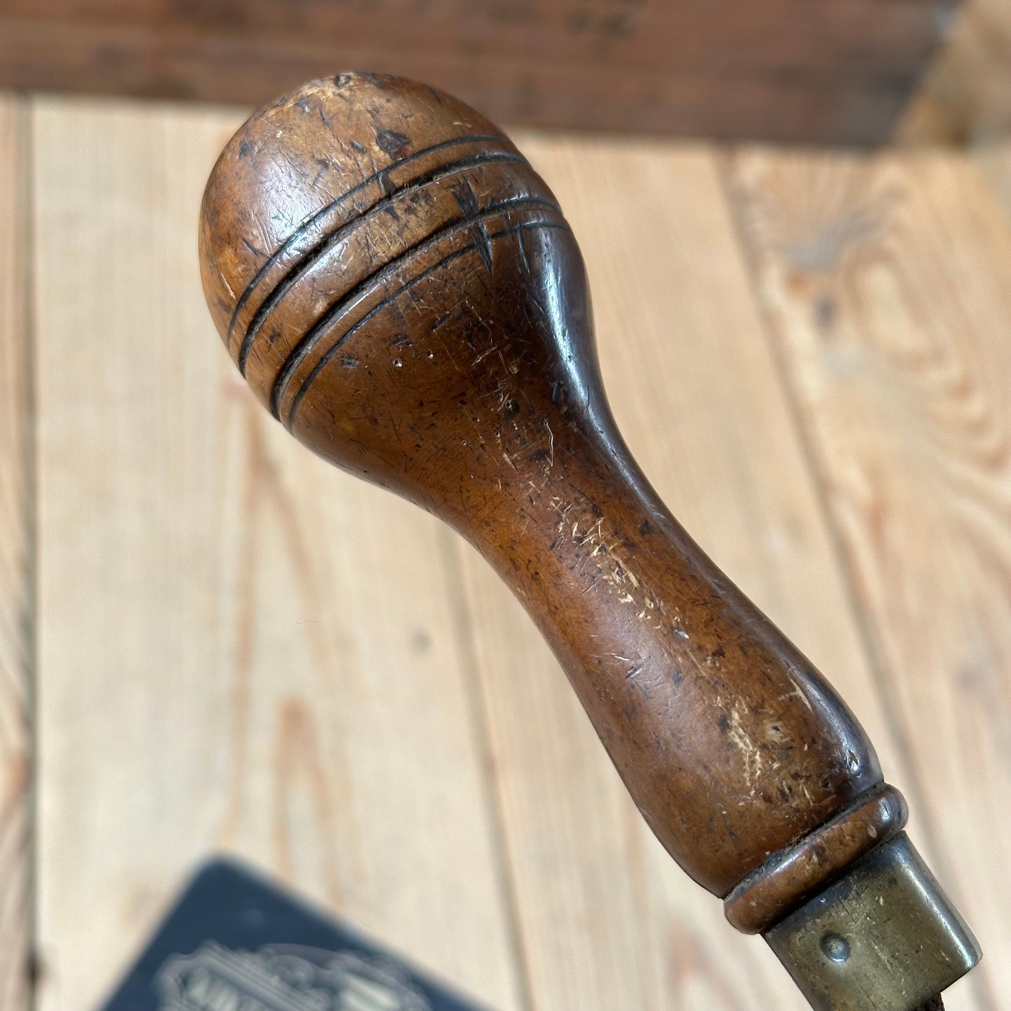 H2426 ELEGANT! Vintage small JAMES HOWARTH Sheffield England 6” DRAWKNIFE Wood Shaving Draw Knife