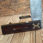 SOLD. N1936 SCARCE! Vintage STANLEY No:2 15” square with rest tab Sweetheart era ROSEWOOD & brass SQUARE